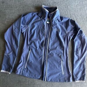 Columbia Women's Slate Purple Softshell Omni Lightweight Soft-Windbreaker Jacket